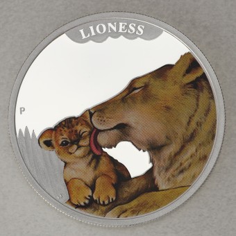 Silbermünze 1/2oz "Lioness 2014" (Tuvalu) Mother's Love Serie (Tuvalu)
