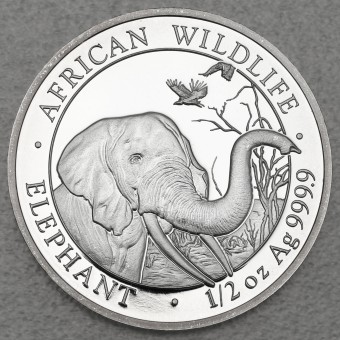 Silbermünze 1/2oz "Somalia Elefant 2018" 