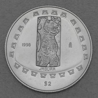 Silbermünze 1/2oz "Jaguar" 1998 Präkolumbische Kulturen – Tolteken (Mexiko)