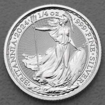 Silbermünze 1/4oz "Britannia" 2024 (UK)