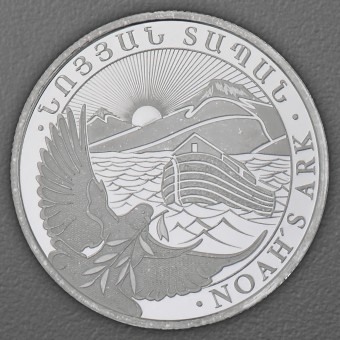 Silbermünze 1/4oz "Arche Noah" aktueller Jahrgang (Armenien)