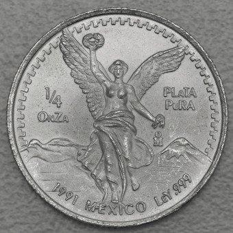 Silbermünze 1/4oz "Libertad - 1991" 