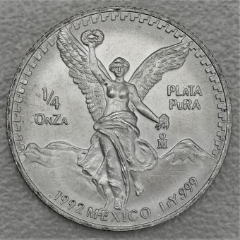 Silbermünze 1/4oz "Libertad" 1992 (Mexiko)