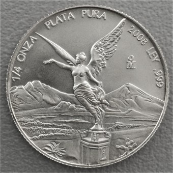 Silbermünze 1/4oz "Libertad" 2008 (Mexiko)