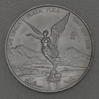 Silbermünze 1/4oz "Libertad" 1997 (Mexiko)