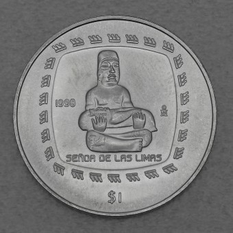 Silbermünze 1/4oz "Herr von Limas" 1998 Präkolumbische Kulturen – Olmeken (Mexiko)