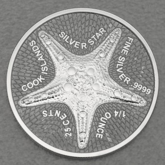 Silbermünze 1/4oz "Silver Star" 2021 diff. (Cook Islands)