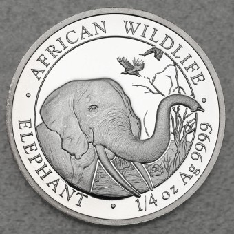 Silbermünze 1/4oz "Somalia Elefant 2018" 