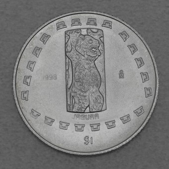 Silbermünze 1/4oz "Jaguar" 1998 Präkolumbische Kulturen – Tolteken (Mexiko)