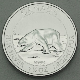 Silbermünze 1,5oz "Canadian Polarbear 2013" 