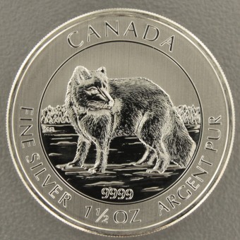 Silbermünze 1,5oz "Canadian Polarfox 2014" 