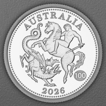 Silbermünze 1 Sovereign 2026 (PP) Privy Mark (Australien)