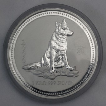 Silbermünze 1kg "Hund" 2006 Lunar I – Year of the Dog (Australien)