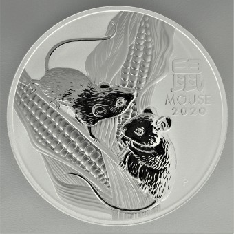 Silbermünze 1kg "Maus" 2020 Lunar III – Year of the Mouse (Australien)