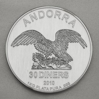 Silbermünze 1kg "Andorra Eagle - 2010" 