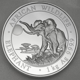Silbermünze 1kg "Elefant" 2016 African Wildlife (Somalia)