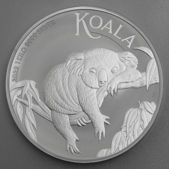 Silbermünze 1kg "Koala - 2022" (diff.) 