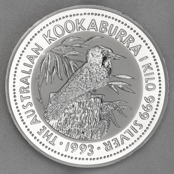 Silbermünze 1kg "Kookaburra - 1993" 