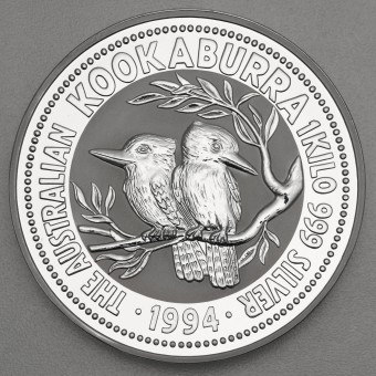 Silbermünze 1kg "Kookaburra" 1994 (Australien)