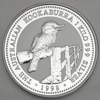 Silbermünze 1kg "Kookaburra" 1998 (Australien)