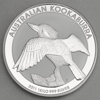 Silbermünze 1kg "Kookaburra" 2011 (Australien)