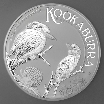 Silbermünze 1kg "Kookaburra" 2023 diff. (Australien)