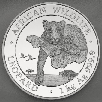 Silbermünze 1kg "Leopard" 2020 African Wildlife (Somalia)