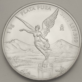Silbermünze 1kg "Libertad" 2011 (Mexiko)