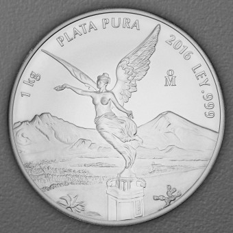 Silbermünze 1kg "Libertad" 2016 (Mexiko)