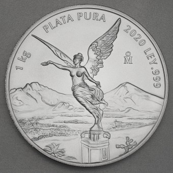 Silbermünze 1kg "Libertad" 2020 (Mexiko)
