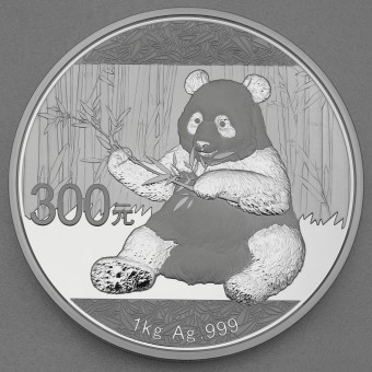 Silbermünze 1kg "Panda" 2017 (China)