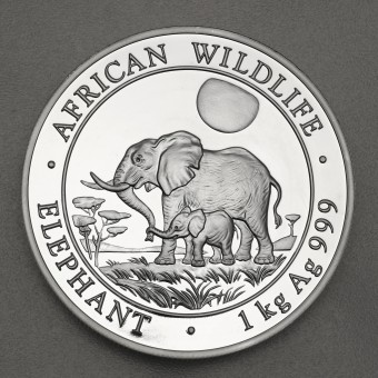 Silbermünze 1kg "Elefant" 2011 African Wildlife (Somalia)