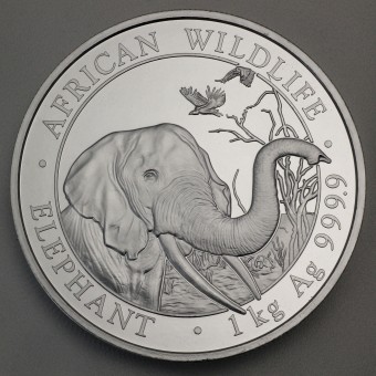 Silbermünze 1kg "Somalia Elefant 2018" 