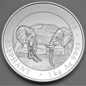 Silbermünze 1kg "Somalia Elefant 2020" 