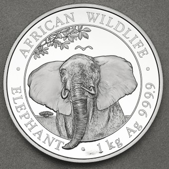 Silbermünze 1kg "Somalia Elefant 2021" 