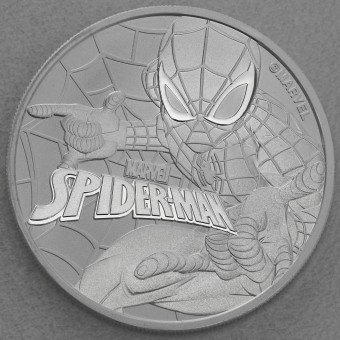 Silbermünze 1oz "Spiderman" 2017 Marvel (Tuvalu)