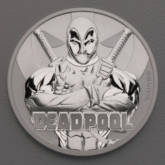 Silbermünze 1oz 2018 "Deadpool" (Marvel) 