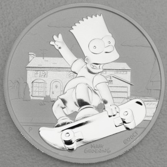 Silbermünze 1oz "Bart Simpson 2020" (Tuvalu) 