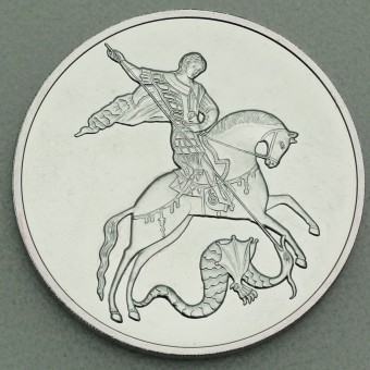 Silbermünze 1oz "Sankt Georg Drachentöter" 2010 (Russland)