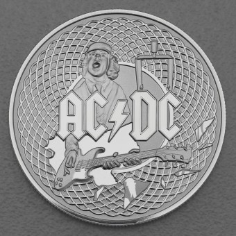 Silbermünze 1oz "AC/DC" 2023 (frosted) (Australien)