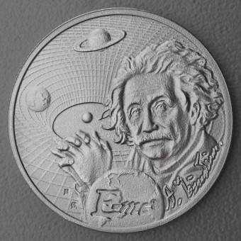 Silbermünze 1oz "Albert Einstein" 2022 Icons of Inspiration (Niue)