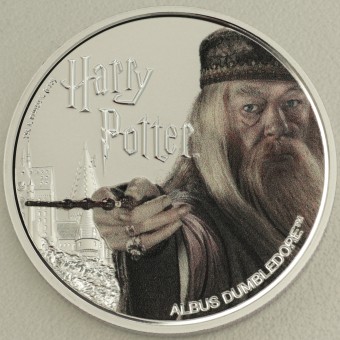 Silbermünze 1oz "Albus Dumbledore" 2020 (PP/kol.) Harry Potter™ (Fidschi)