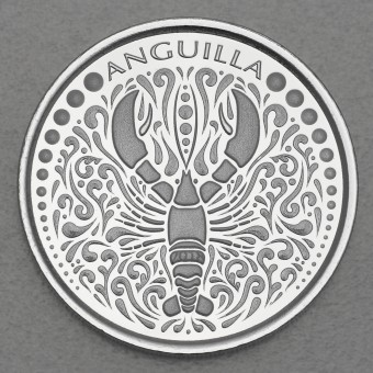 Silbermünze 1oz "Lobster" 2018 Eastern Caribbean 8 (Anguilla)