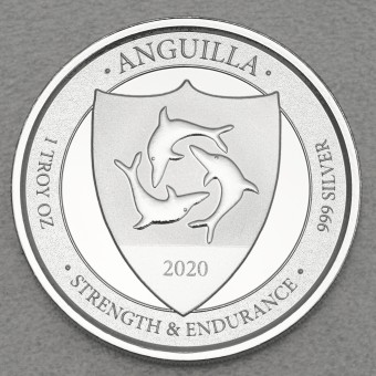 Silbermünze 1oz "Anguilla 2020" Eastern Caribbean 8