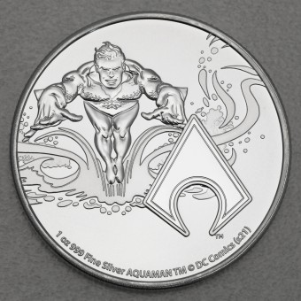 Silbermünze 1oz "Aquaman 2022" (DC Comics) 