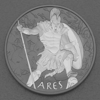 Silbermünze 1oz "Ares" 2023 Gods of Olympus (Tuvalu)