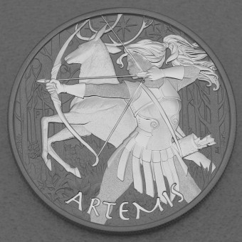 Silbermünze 1oz "Artemis" 2023 Gods of Olympus (Tuvalu)