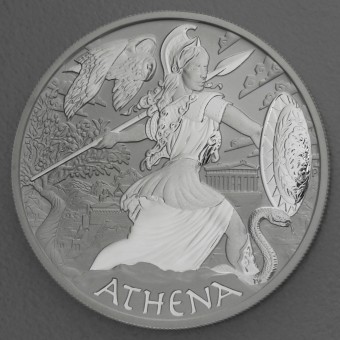 Silbermünze 1oz "Athena 2022" Tuvalu "Gods of Olympus" Serie