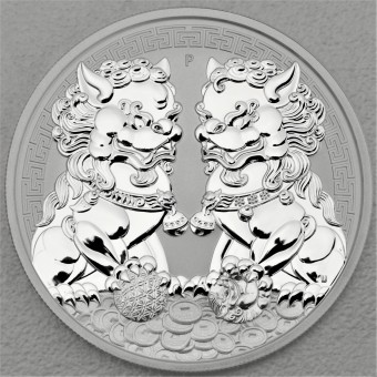 Silbermünze 1oz "Double Pixiu" 2020 (Australien)