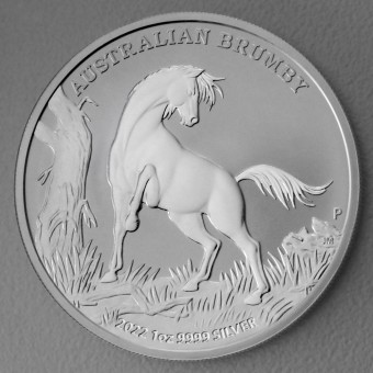 Silbermünze 1oz "Australian Brumby 2022" (19%) 